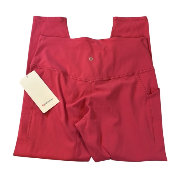 Lululemon Align High-Rise Pant 25” Pockets in Raspberry Coulis - Picture 4 of 10